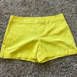 New York & Company Yellow Women's Shorts